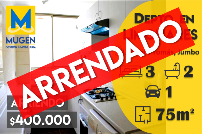 ARRENDADO - Departamento en Limonares con Estacionamiento