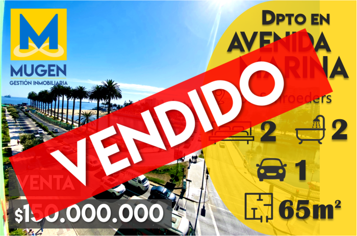 VENDIDO - Céntrico Departamento a pasos del borde costero